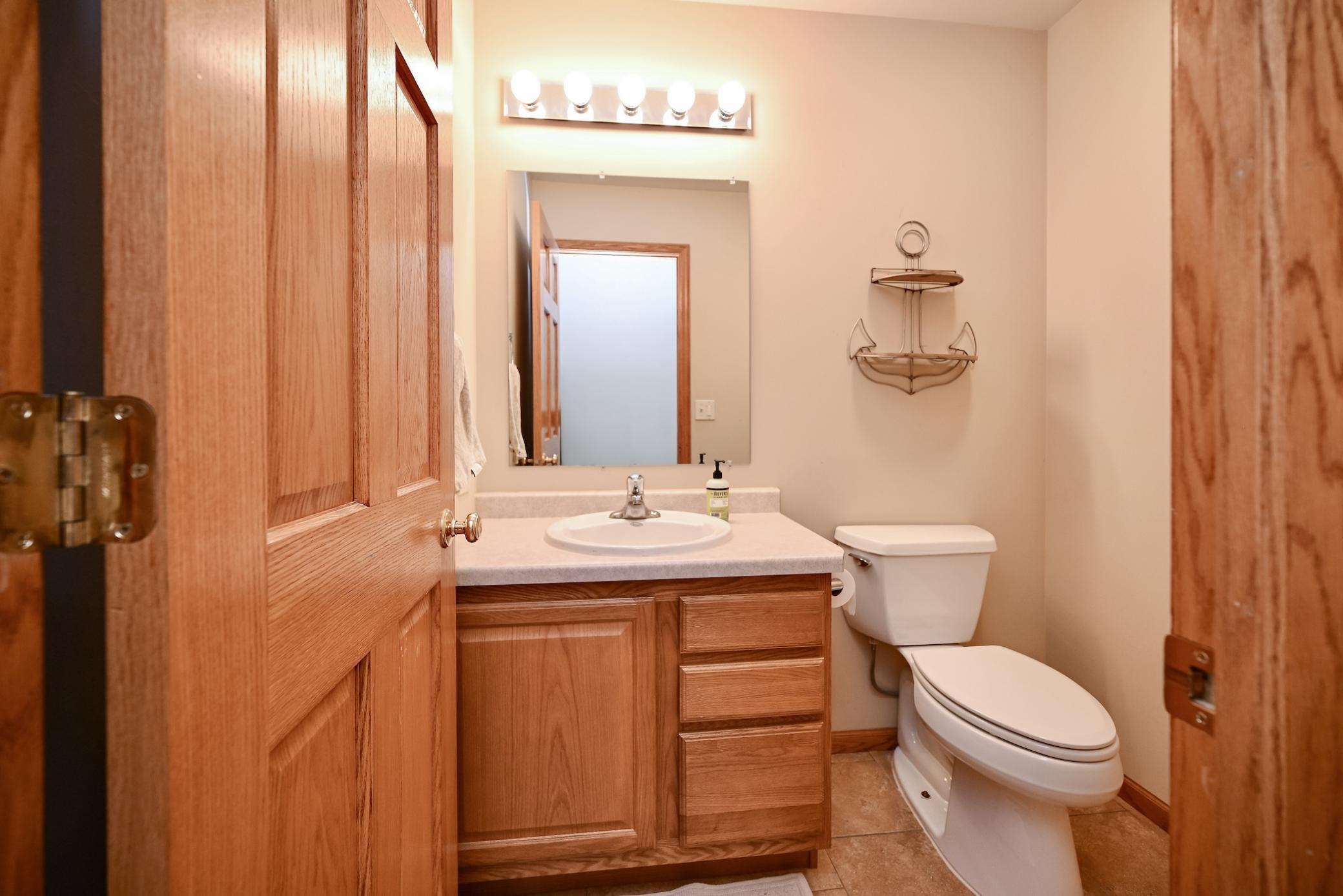 Convenient Main Floor Half Bathroom