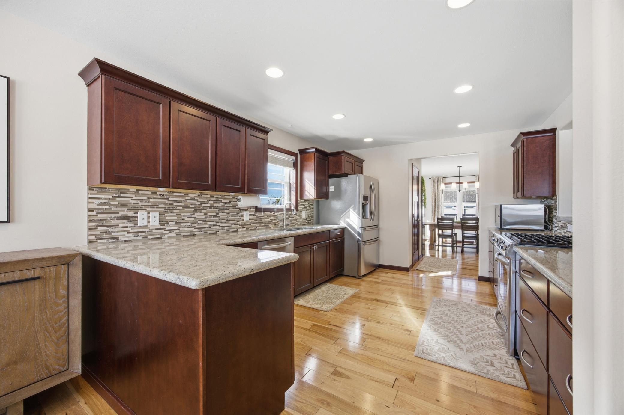 Beautiful hardwood floors