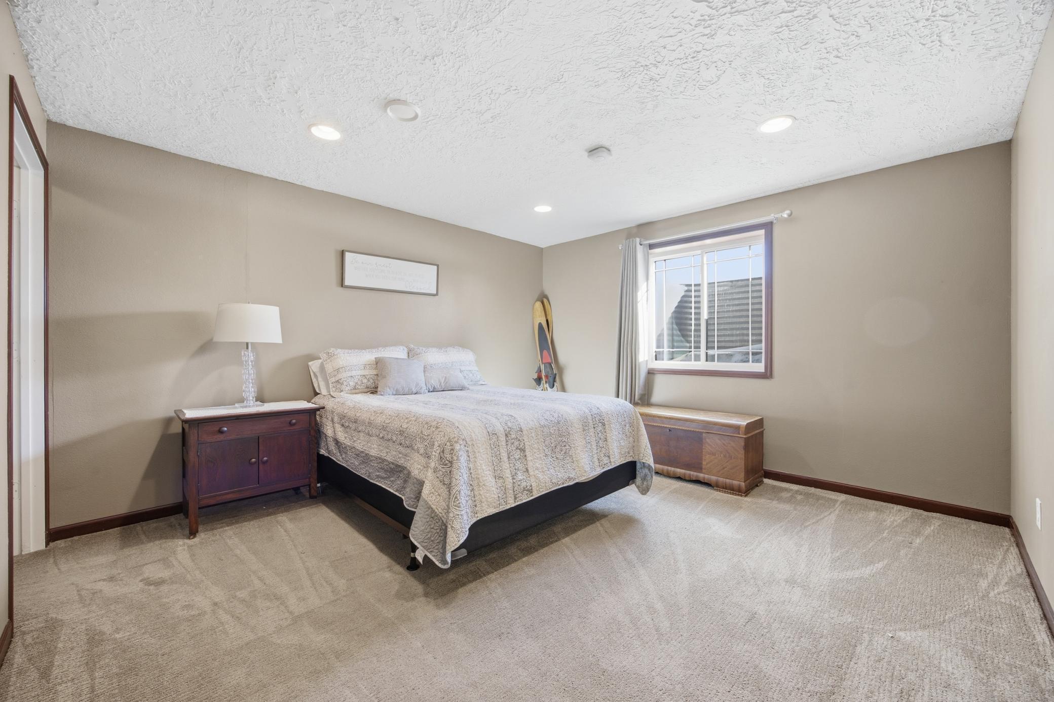 Lower level bedroom