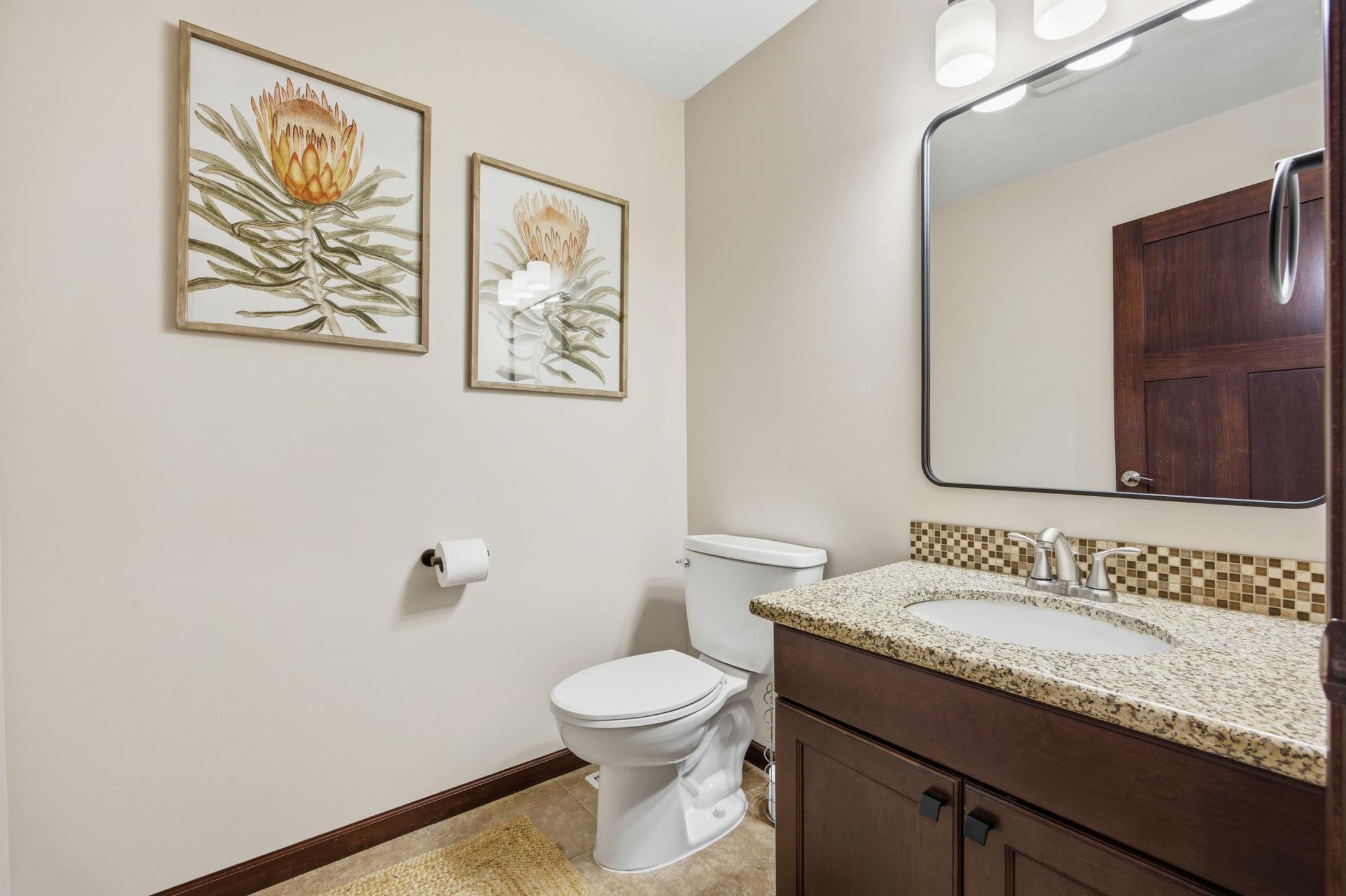 1/2 bath on main