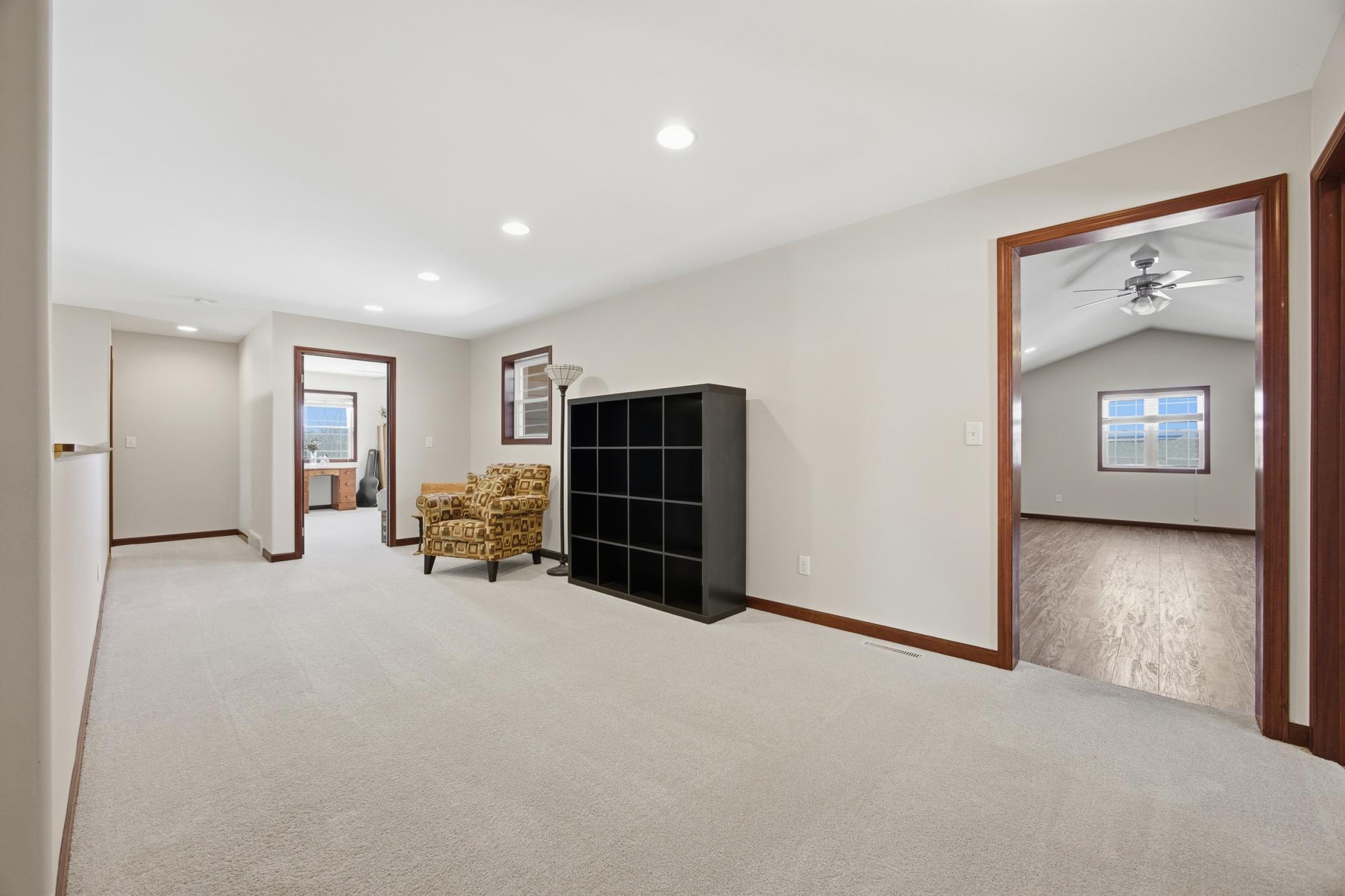 Upper level hallway