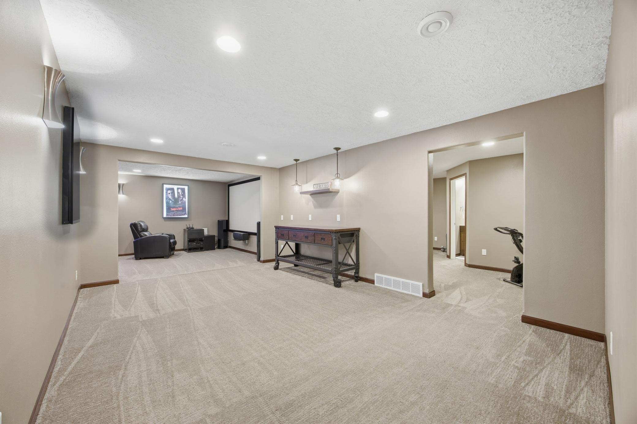 Lower level so spacious
