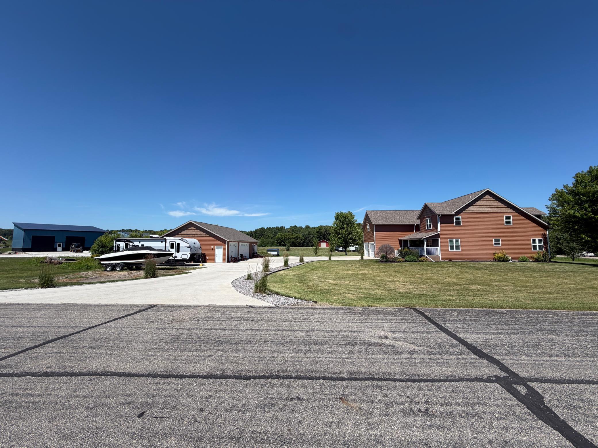 Desirable landscaping, corner lot