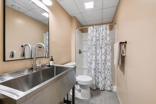 The third bath located on the main level has also been updated.