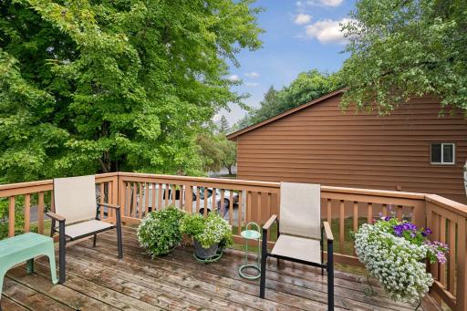 Enjoy outdoor dining, morning coffee or a quiet evening on your private deck.