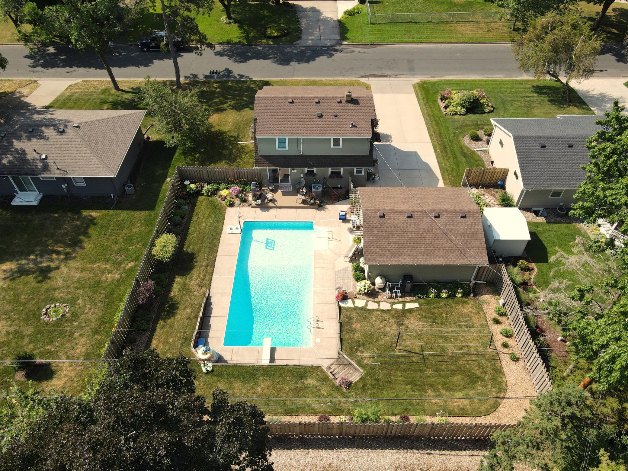 View of backyard.