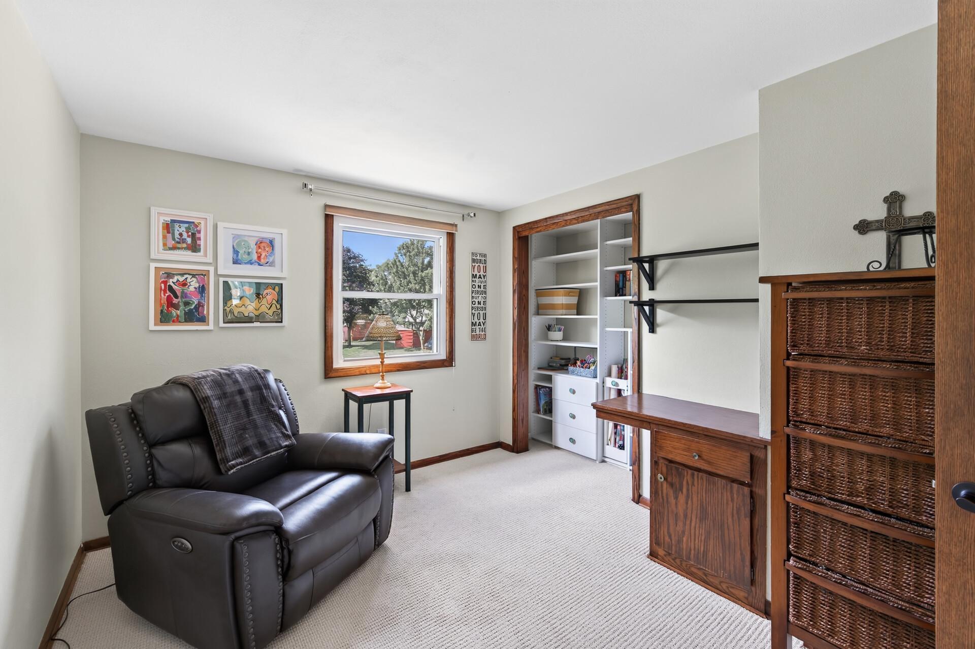 Third bedroom on upper level.