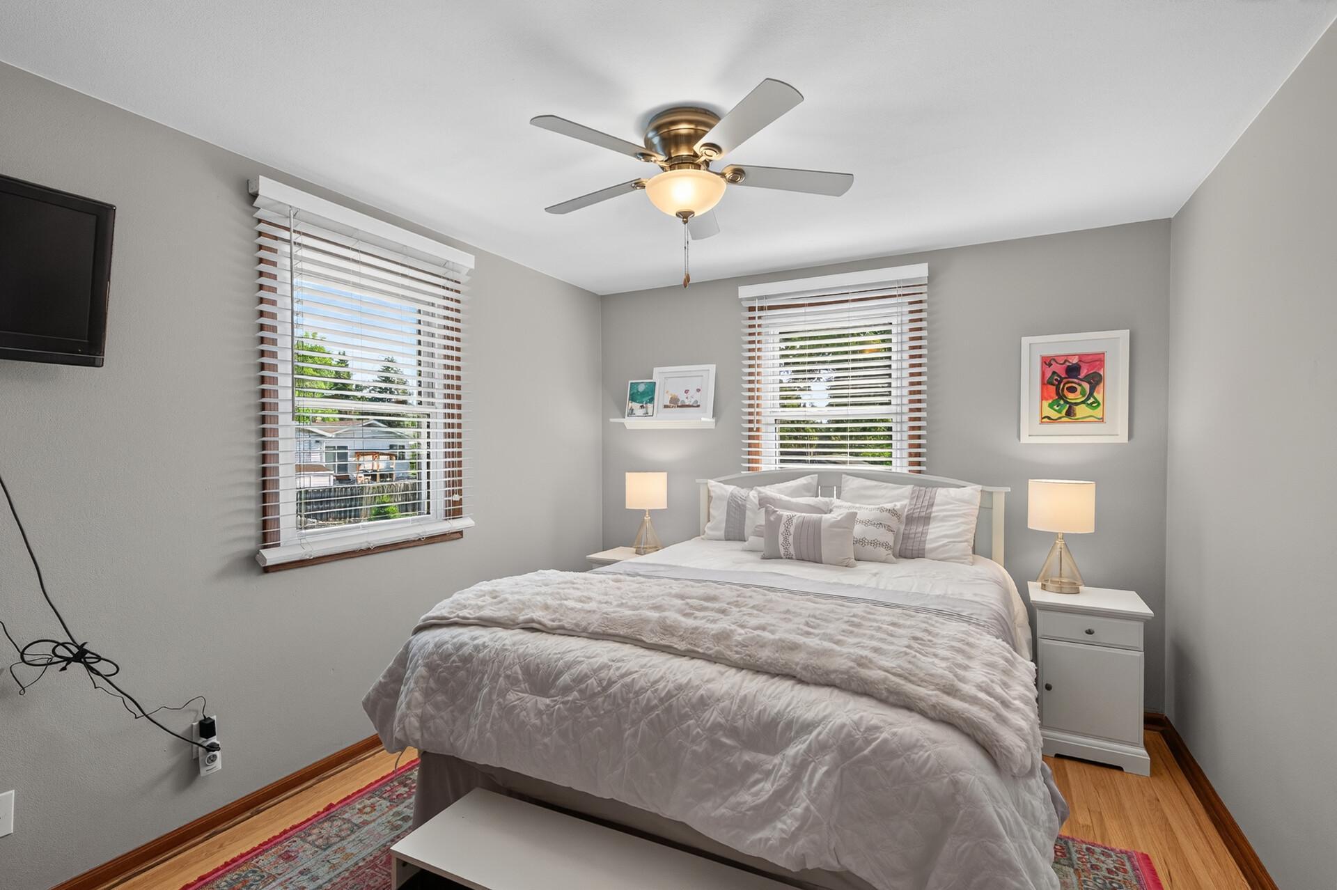 Second bedroom on upper level.