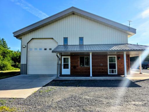 Front entrance, large bay