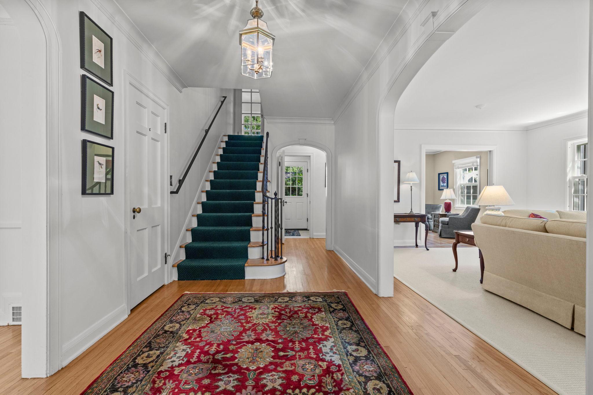 Elegant front foyer