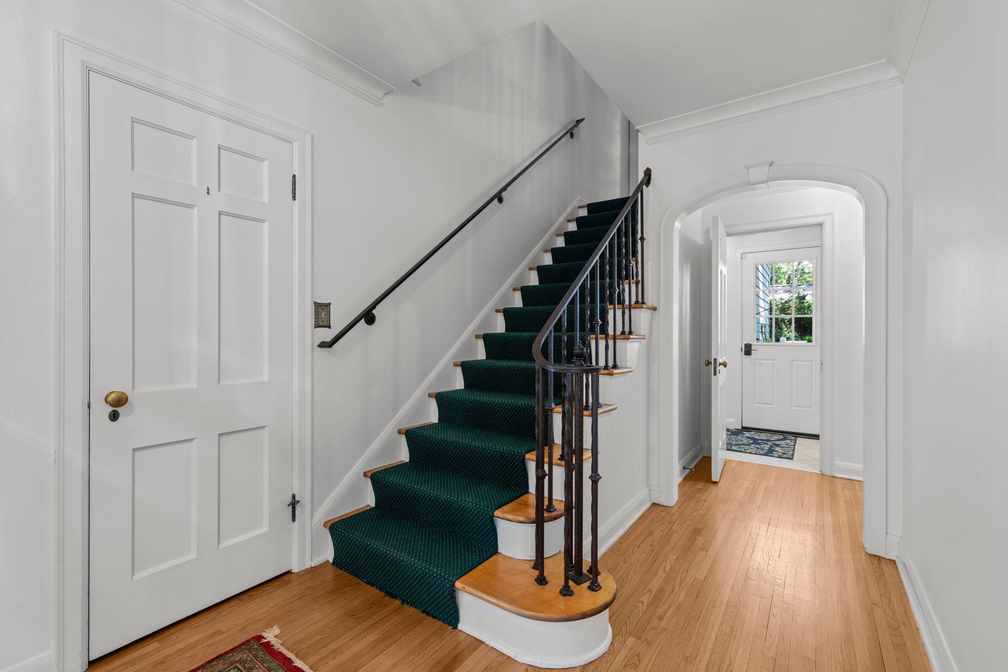 Stairs to upper level