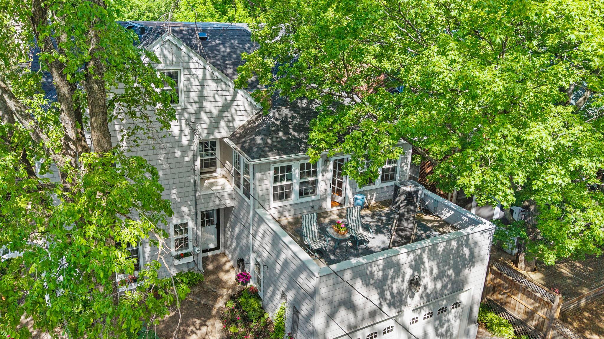 Overhead view of home