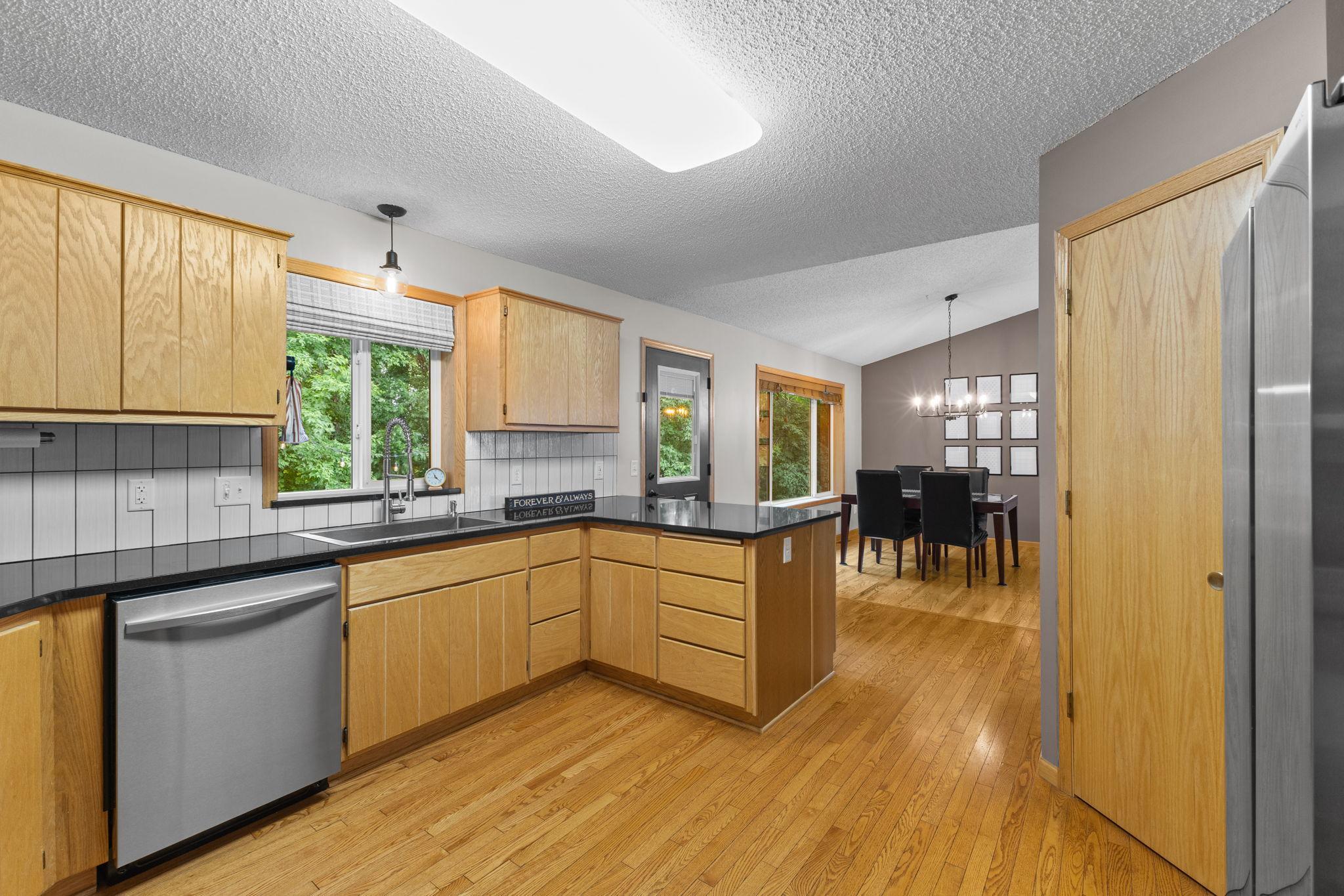 Kitchen to dining room