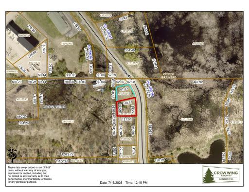 Aerial - Includes both highlighted lots - Red and Blueish