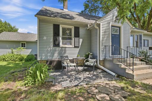 Relax and enjoy great country views on this patio.