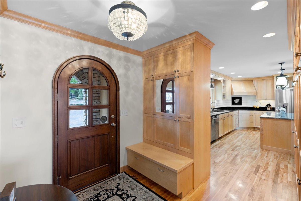 Entrance into the home.