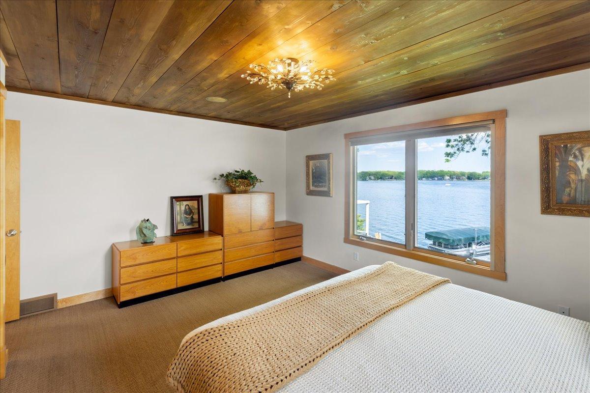 Big Water Lake views from 2nd main floor bedroom.