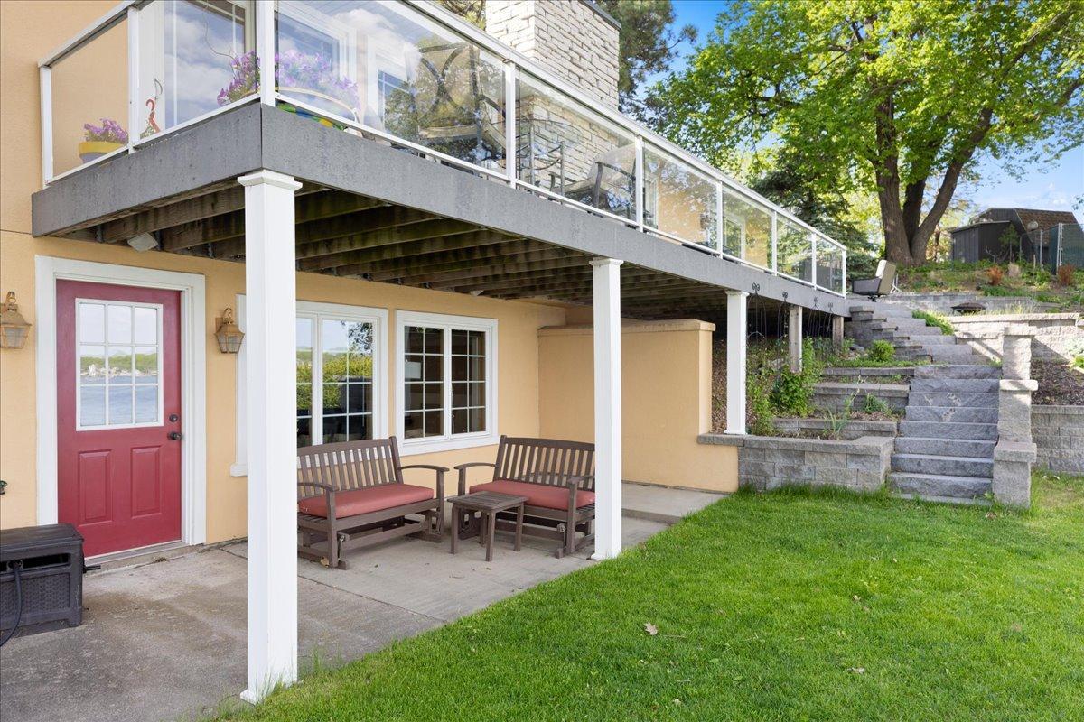 Lower Level patio.