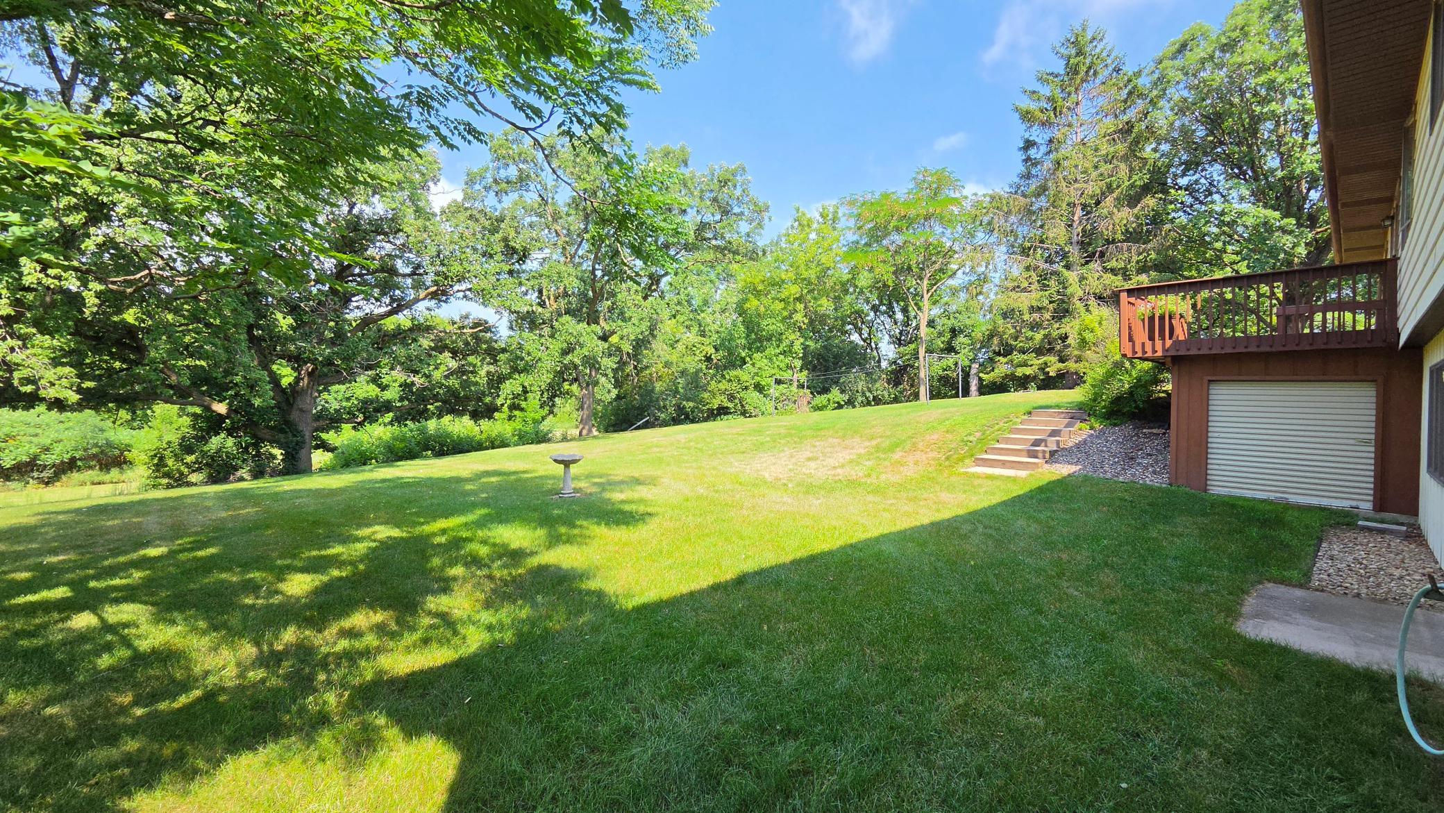 Mature yard with plenty of room to roam or entertain
