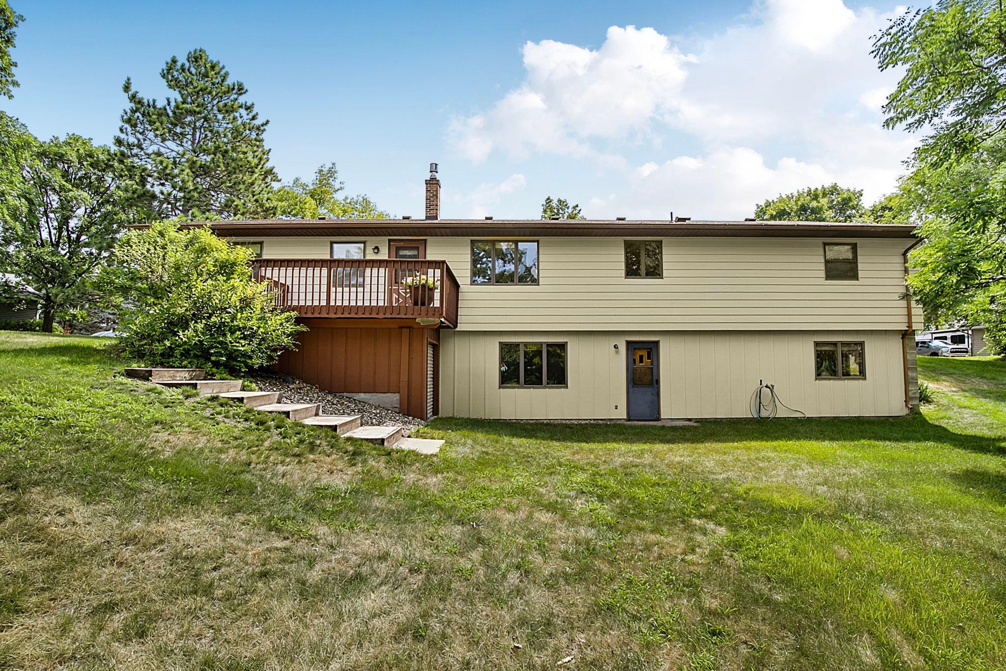 Walkout rambler - access the backyard from the main level deck or the lower level family room