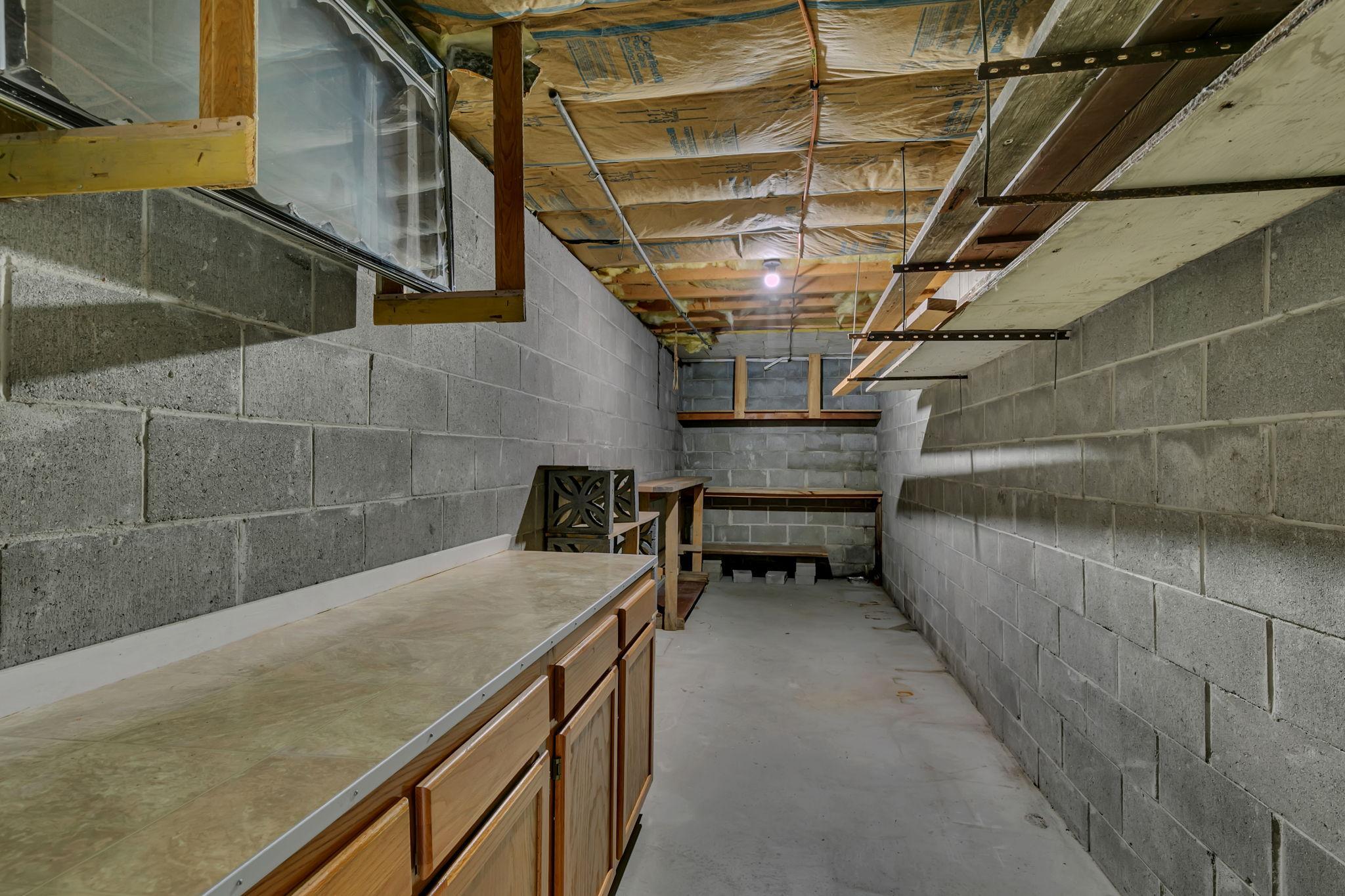 Cellar/Cold storage off of the family room