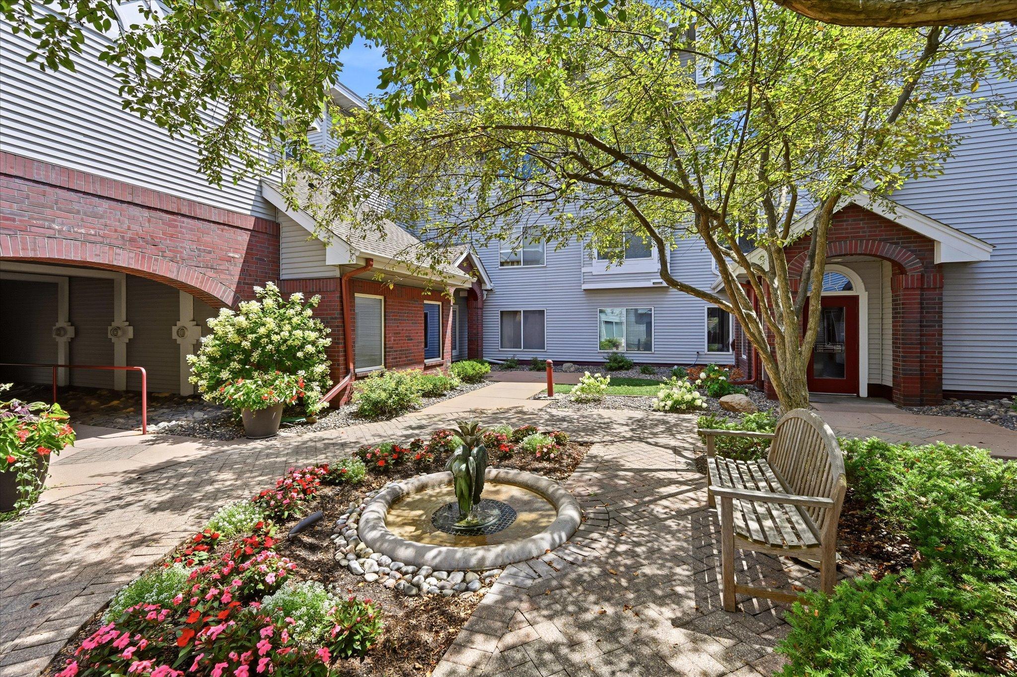 Sit outside in your shared courtyard with a neighbor or alone with a book?
