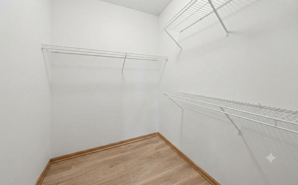 Large walk in closet