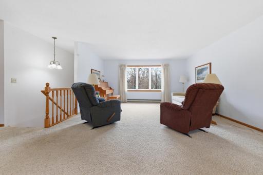 Upper level living room