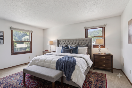 Upstairs Primary Suite (Virtually Staged)