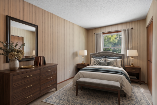 Upstairs Bedroom #2 (Virtually Staged)