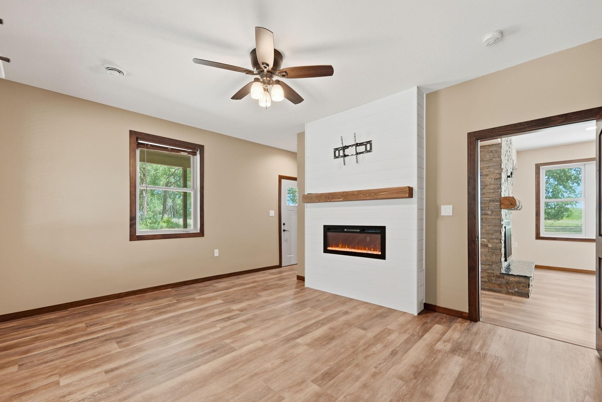 Primary Bedroom with Door to Covered Porch