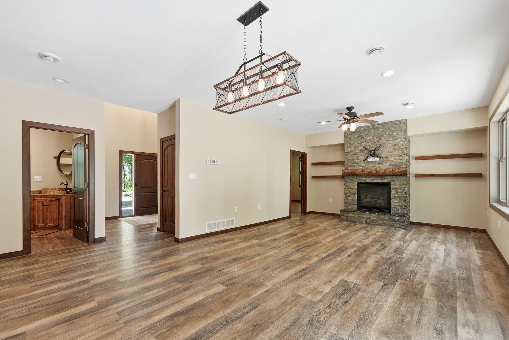 Dining Room into Living Room