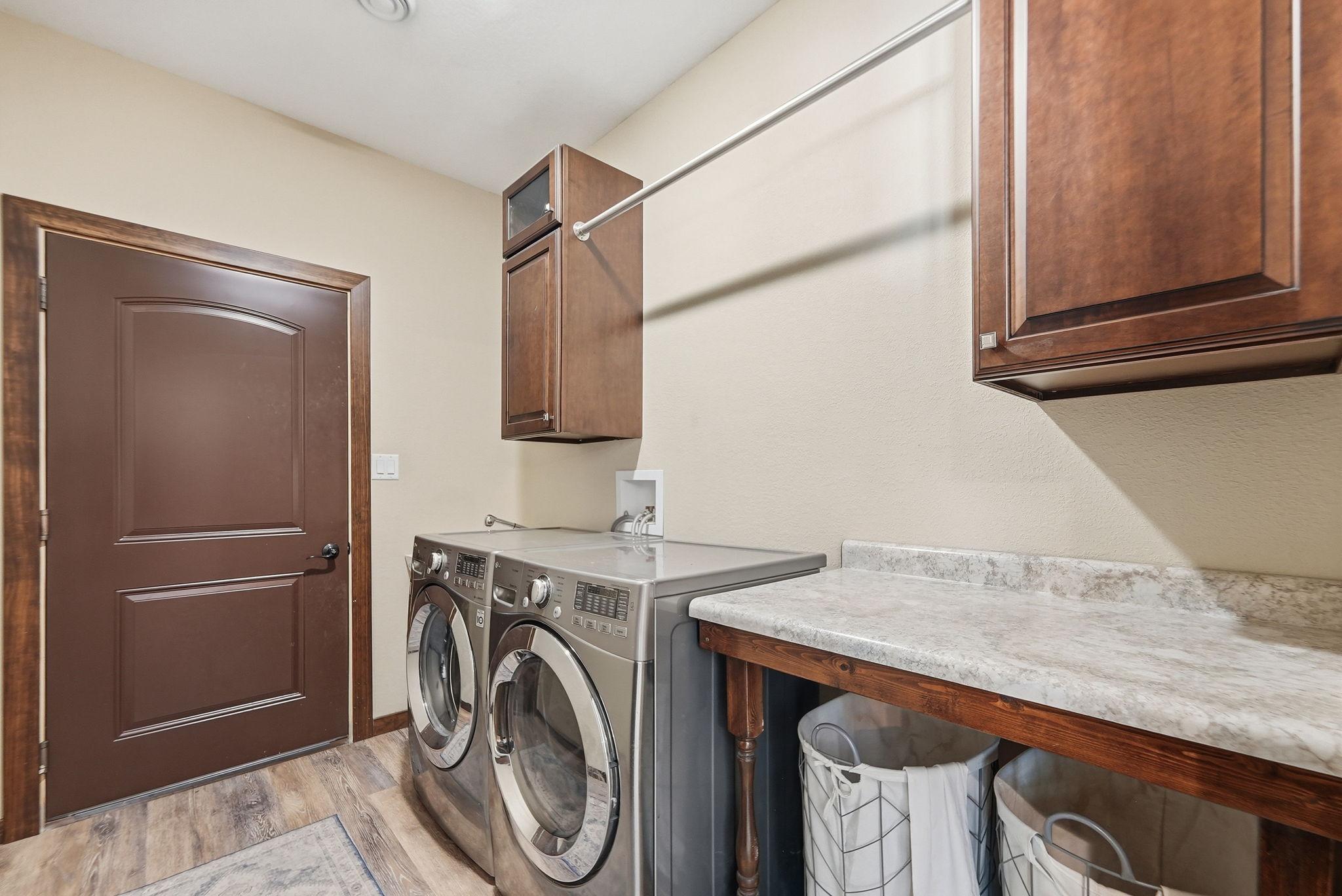 Laundry room on Main Floor