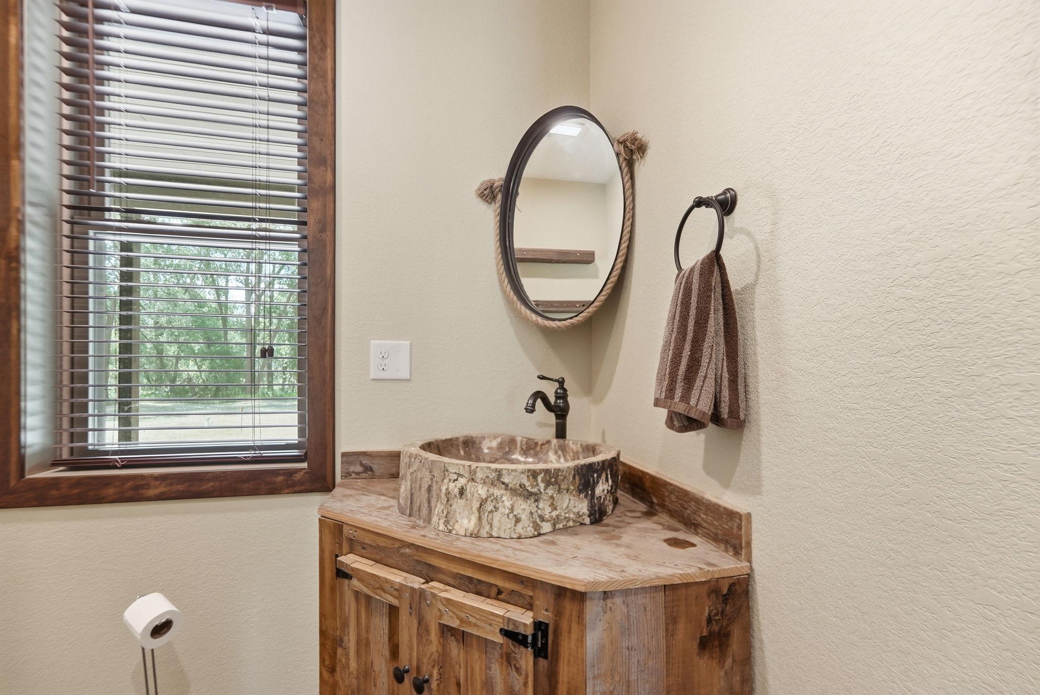 1/2 Bathroom Right Off Kitchen