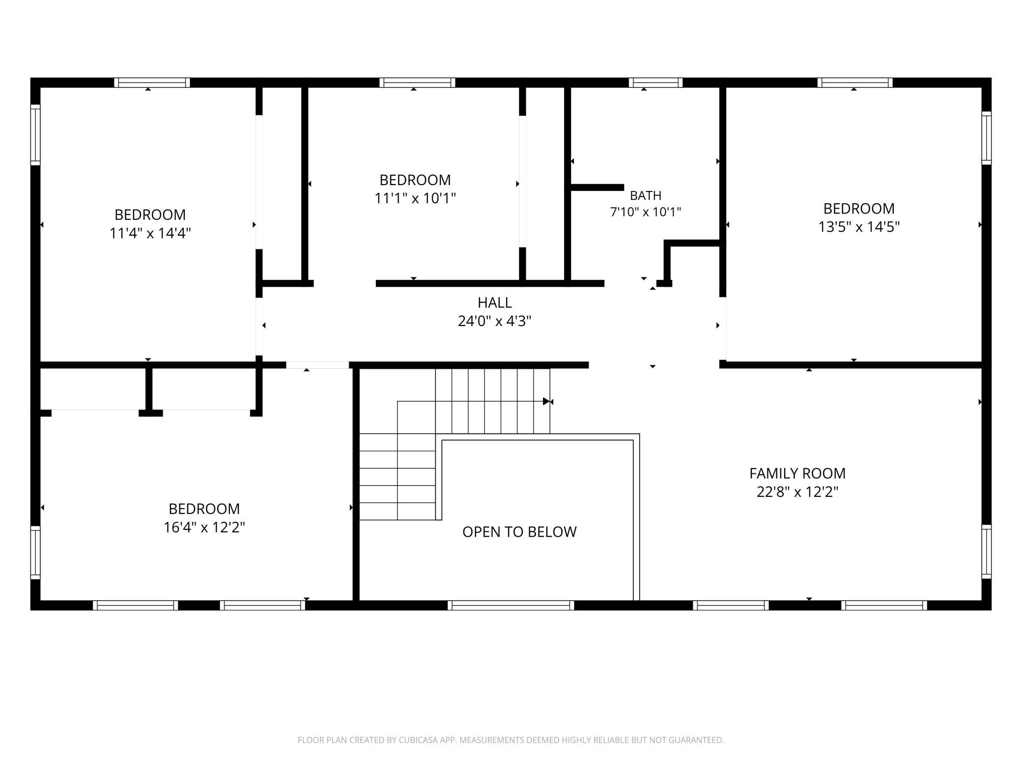 Upper Level Floor Plan