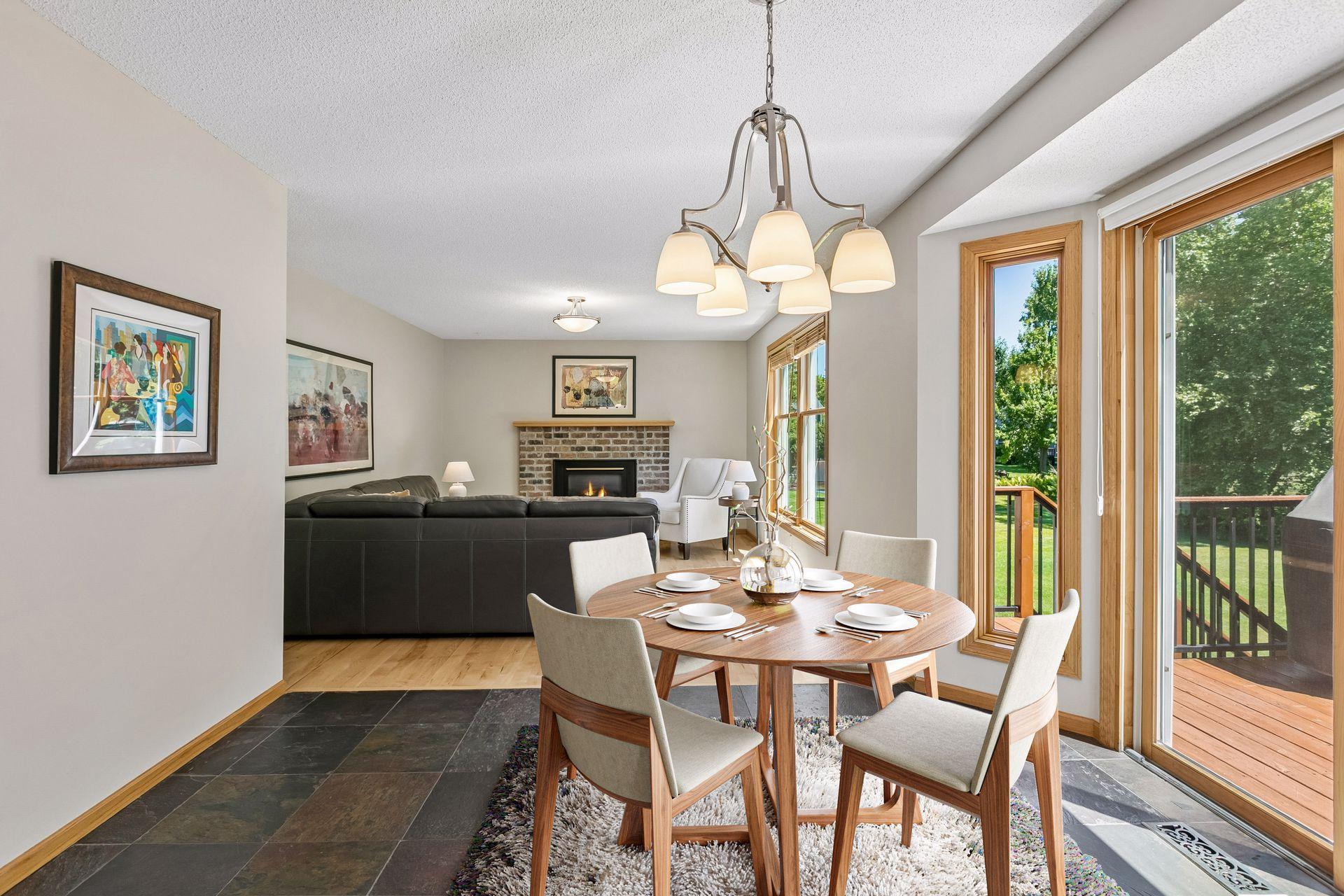 Informal dining and family room.