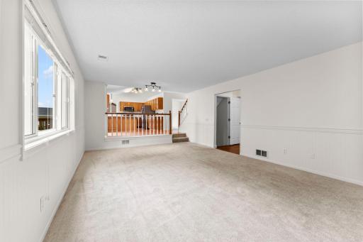 Family Room looking toward stairs up and down - Main Level
