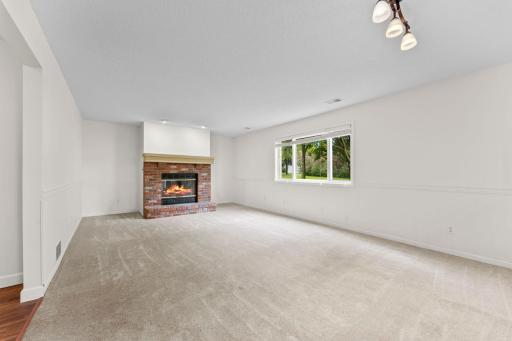 Family Room - Main Level (digitally enhanced flame)