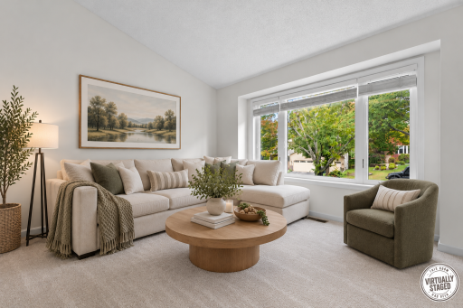 Virtually Staged - Living Room - Main Level