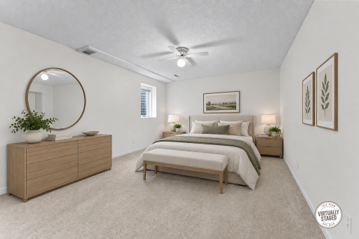 Virtually Staged - Bedroom 5 - Lower Level