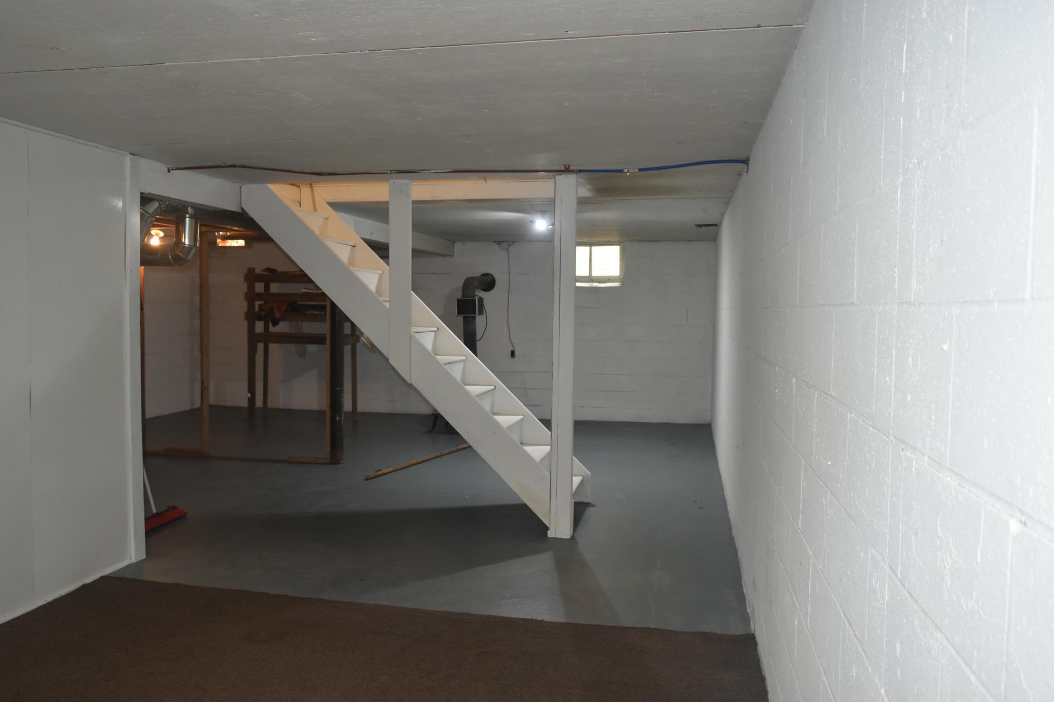 Wide open basement