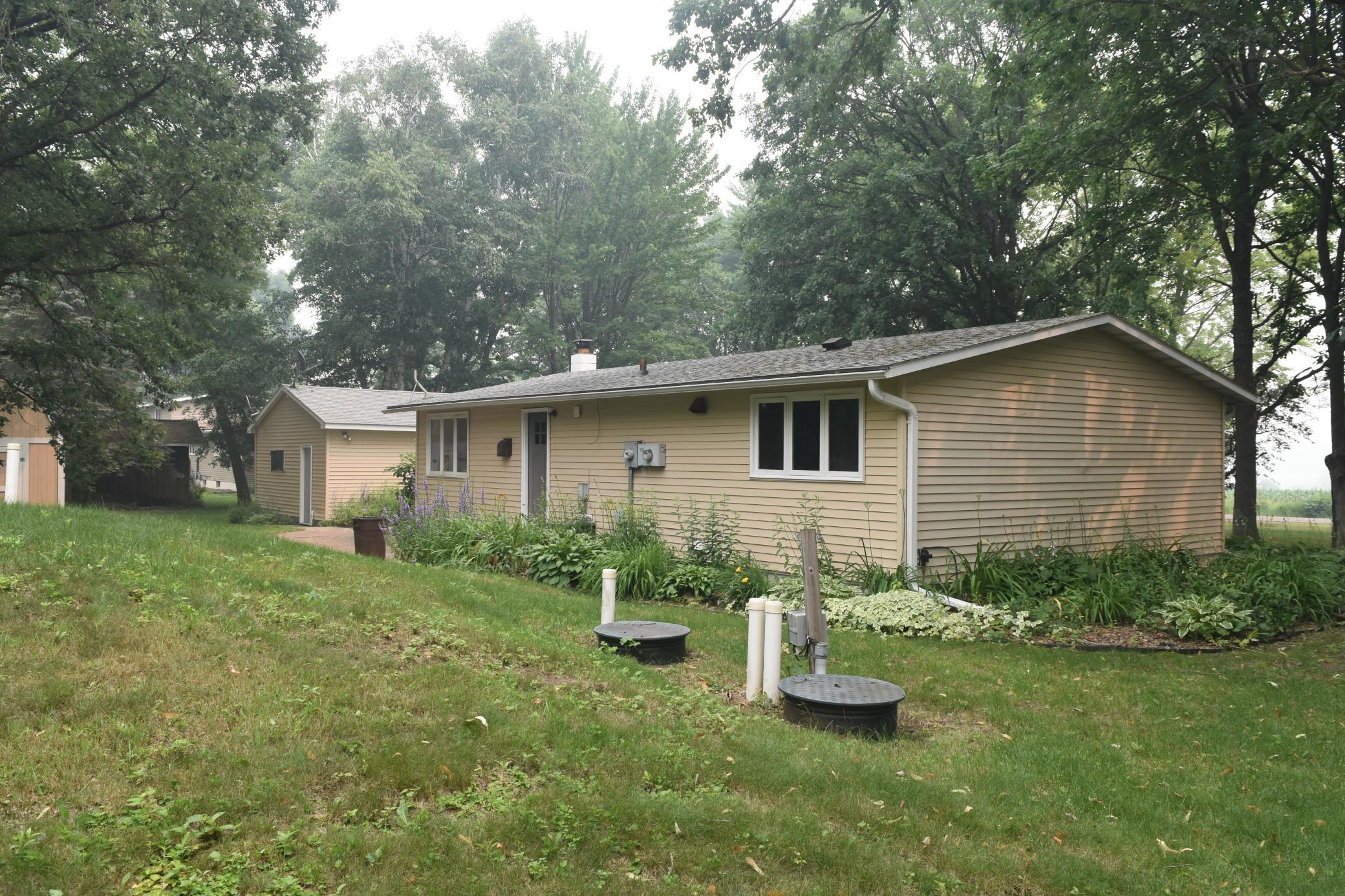 Rear view of home
