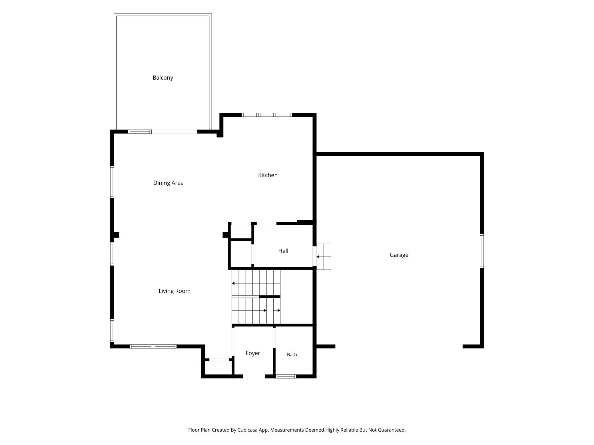 Main level floorplan