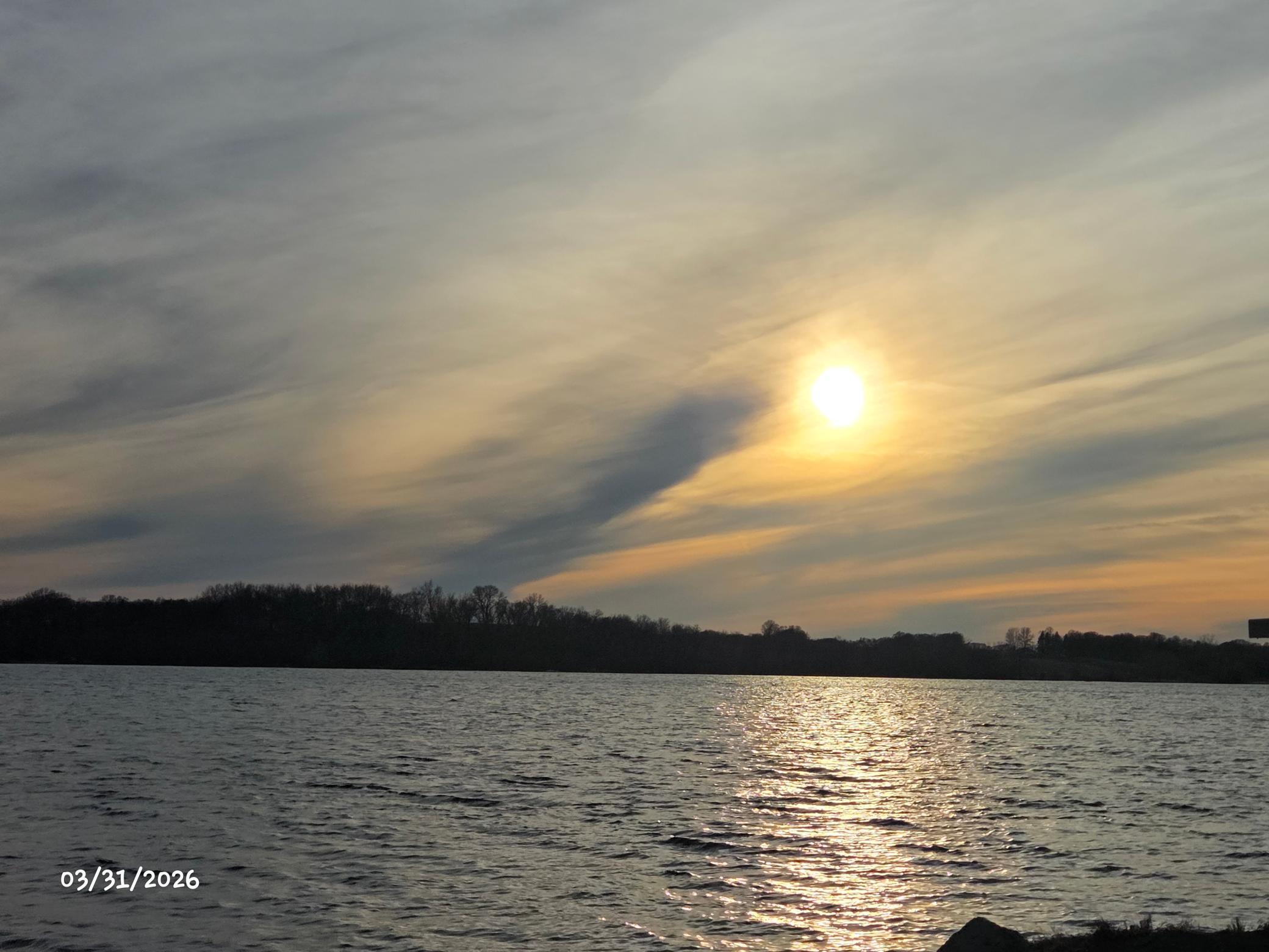 550 acre. 50+ feet deep, good recreation and fishing.