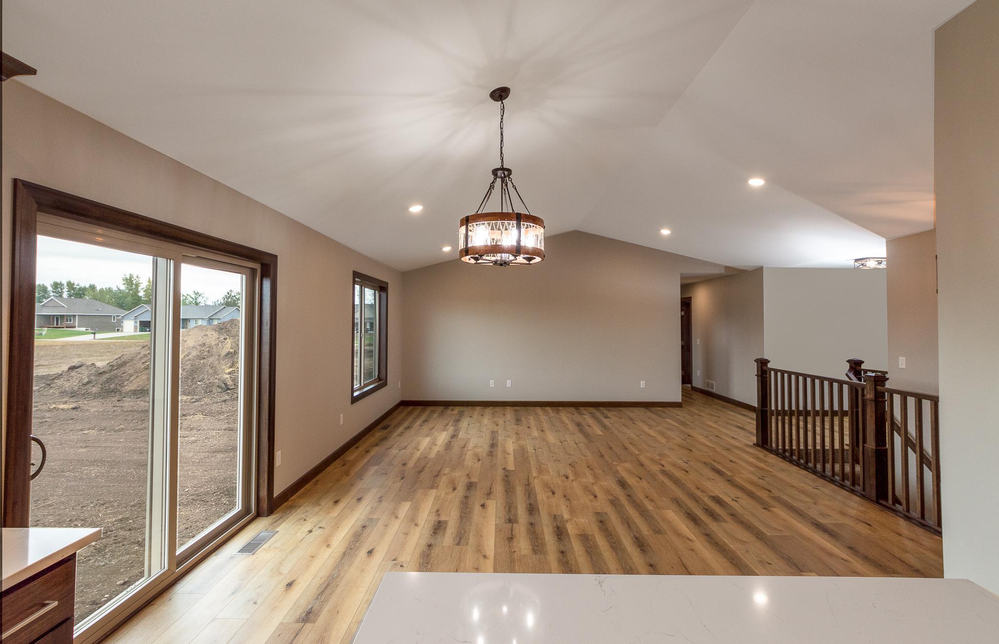 Gorgeous flooring with open concept layout for easy entertaining