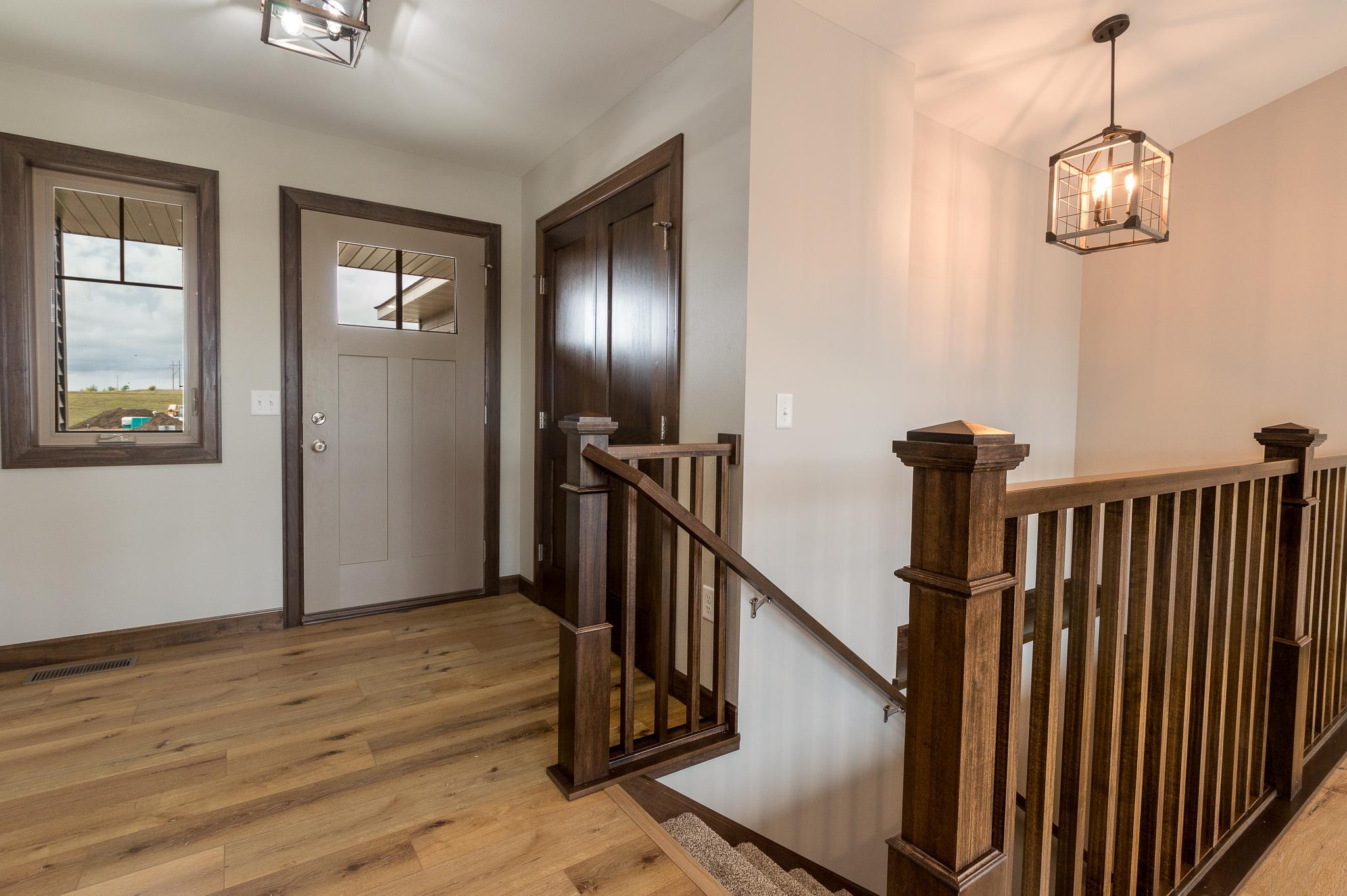 Spacious entry and closet providing a beautiful space to greet your guests