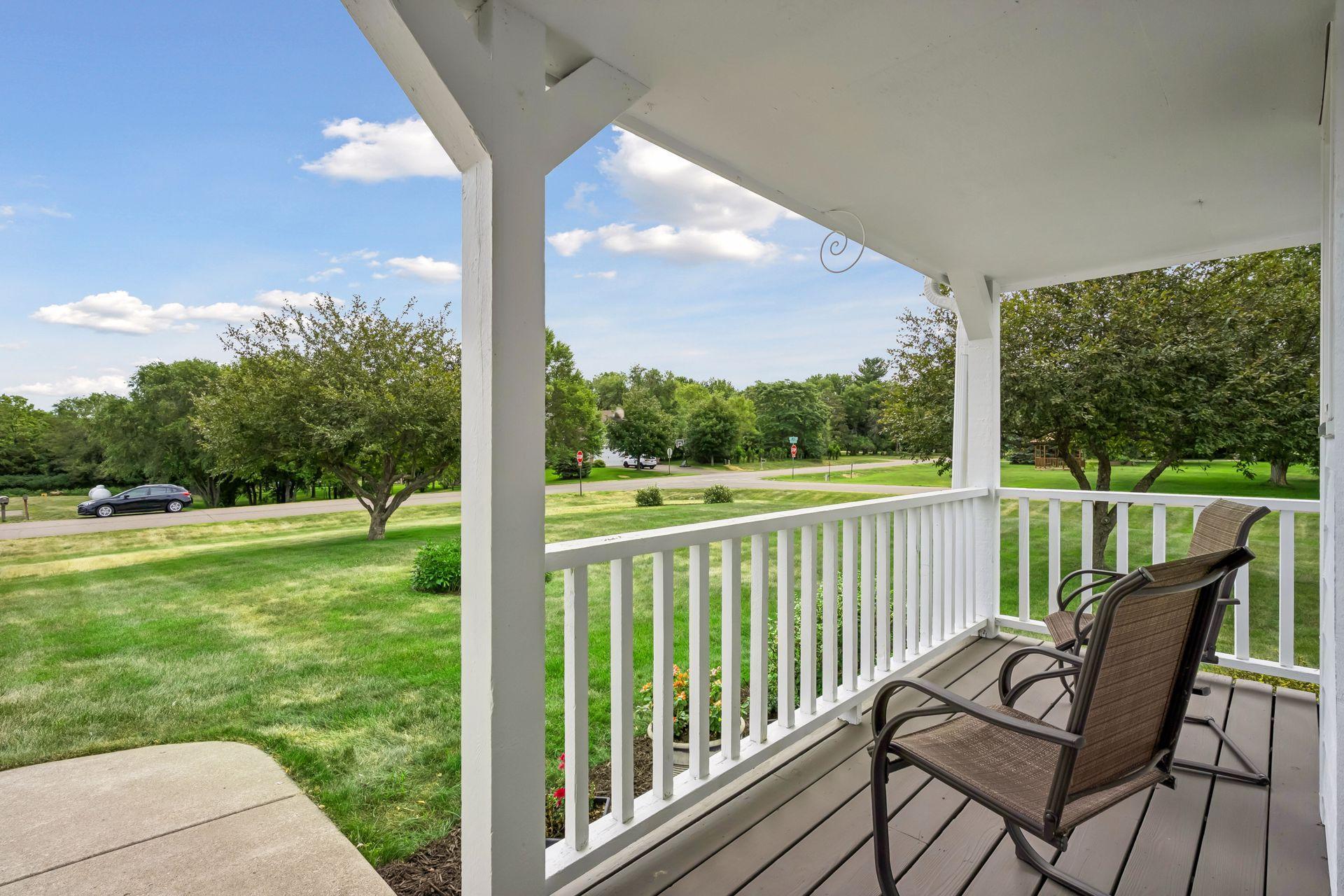 Great lot. Front porch
