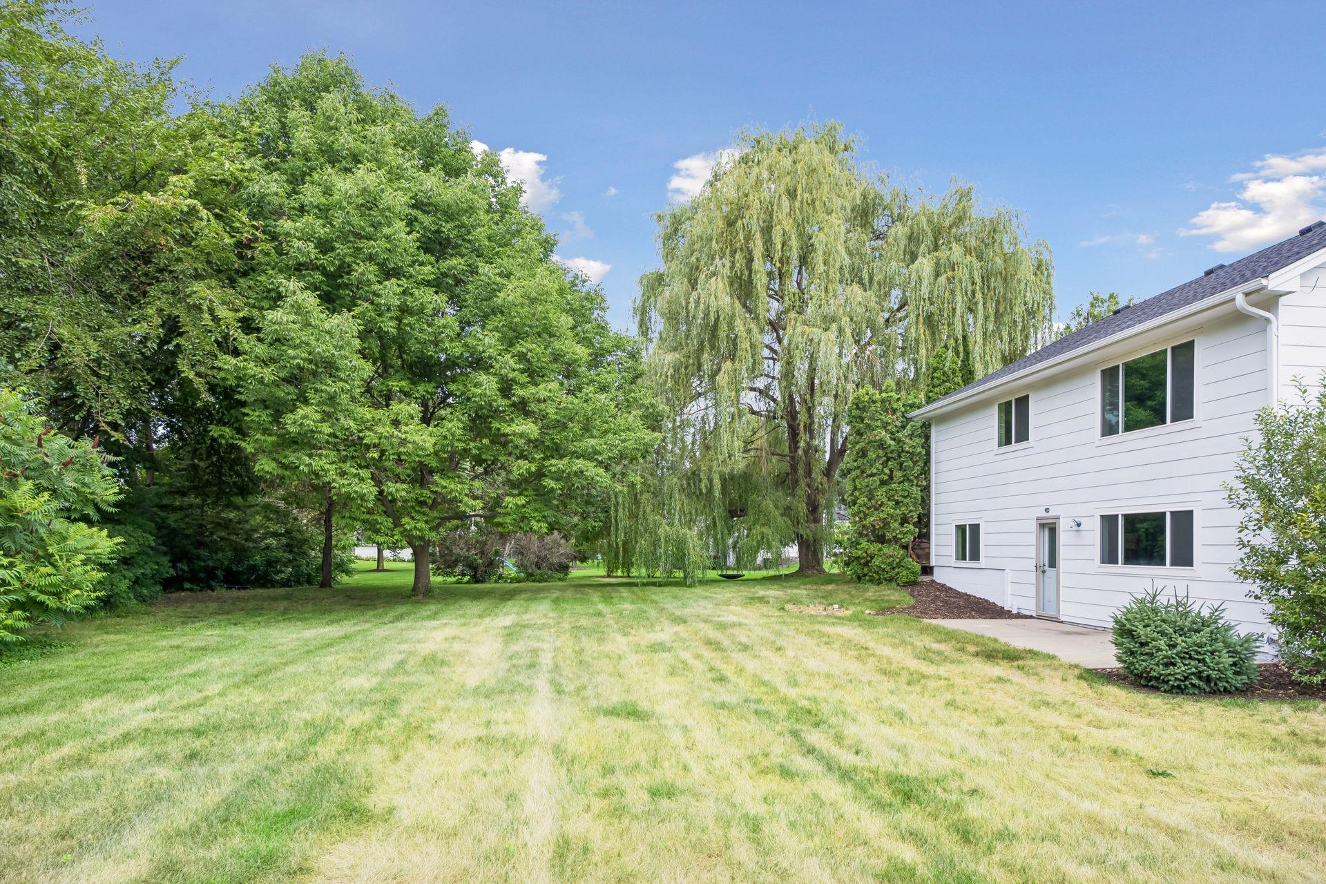 Nice flat yard great for entertaining