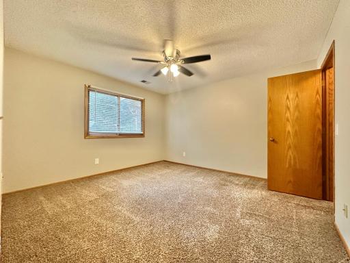 This is one of the bedrooms and it's good sized.