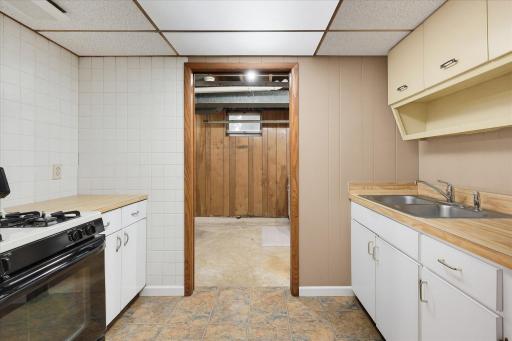 625 Summer - Lower Level Kitchen to Utility Room